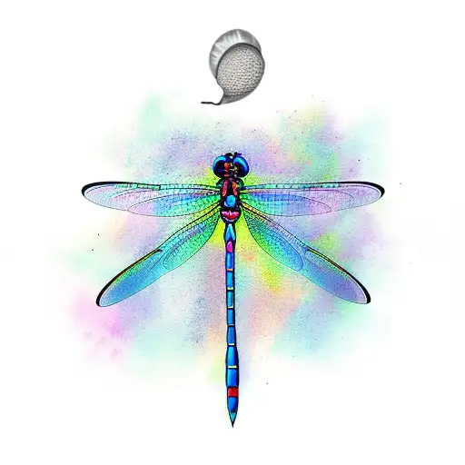 Dragonfly tattoo design idea