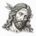 religious tattoo of Jesus tattoo design idea