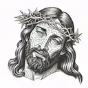 religious tattoo of Jesus tattoo design idea