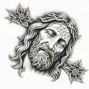 religious tattoo of Jesus tattoo design idea