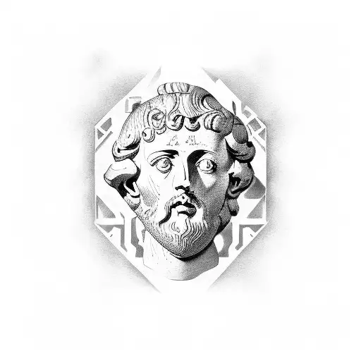 marcus aurelius tattoo design idea