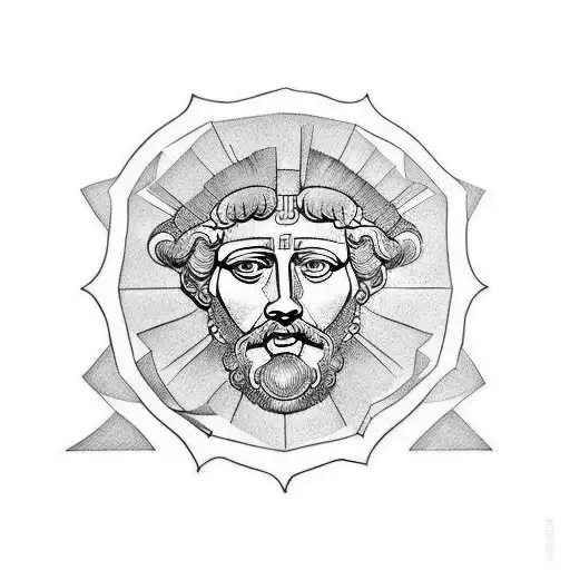 marcus aurelius tattoo design idea
