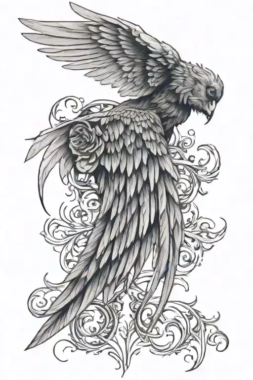 cyper sigilism back tattoo wings ethel cain tattoo design idea