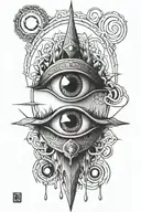 third eye tattoo design idea
