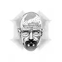 walter white tattoo design idea