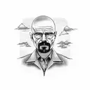 walter white tattoo design idea
