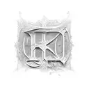 The letters LTC with a horizontal line through the letters tattoo design idea