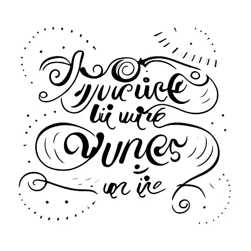 Cursive Written Tattoo that reads "You walk through life just like a dancer" tattoo design idea