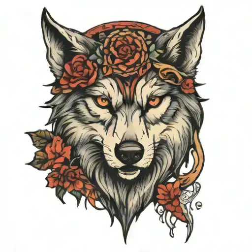 Wolf Mond   tattoo design idea