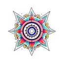 add more wavy fractals tattoo design idea