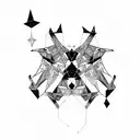 Constellation abstract taurus  tattoo design idea