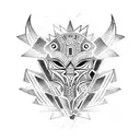 aztec tribal tattoo design idea