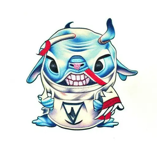 stitch vestido de harry potter tattoo design idea