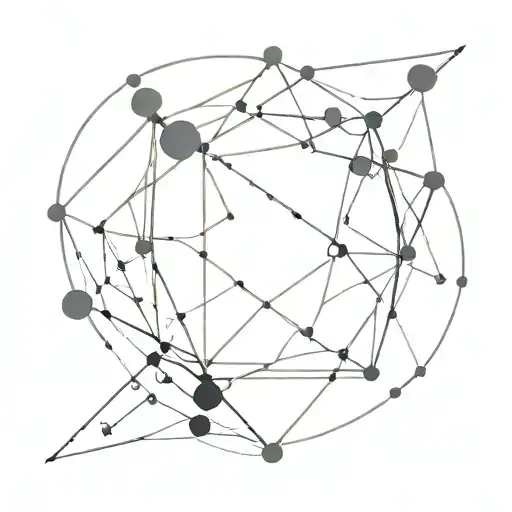 tesseract black grey tattoo depicting various types tattoo design idea