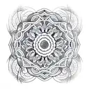 Mandala tattoo design idea