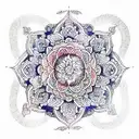 Mandala tattoo design idea