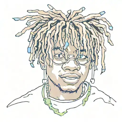 juice wrld tattoo design idea