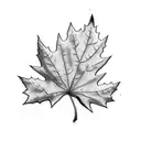 Maple Leaf tattoo design idea