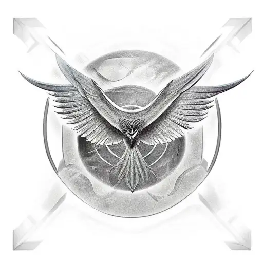 celtic raven tattoo design idea