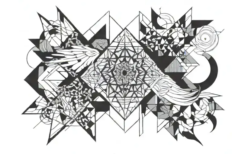 bind freedom tattoo design idea