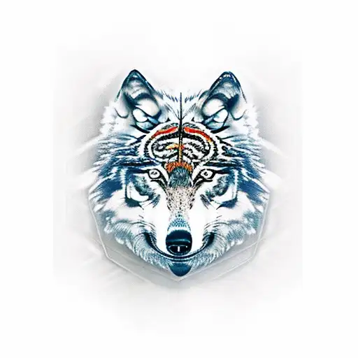 Wolf Tiger Bear tattoo design idea
