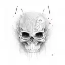 Alpha-1 "Red Right Hand" tattoo design idea