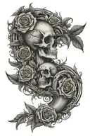 life goes on tattoo design idea