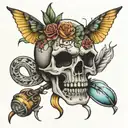 life goes on tattoo design idea