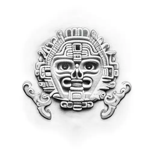 Mayan for arm tattoo design idea