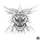Mayan  tattoo design idea