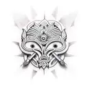 Mayan for arm tattoo design idea