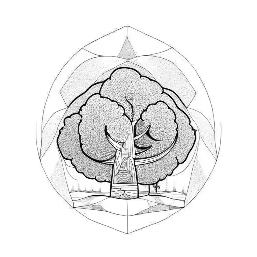 baobab tree  tattoo design idea
