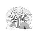 baobab tree  tattoo design idea