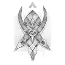 "Blessed be the tie that binds" tattoo design idea