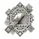 berber structure tatto tattoo design idea