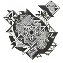 berber symbol tattoo design idea