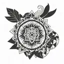 berber symbol tattoo design idea