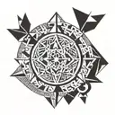 berber symbol tattoo design idea