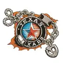 Texas flag and handcuffs memorial tattoo tattoo design idea