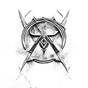 Skyrim logo tattoo design idea