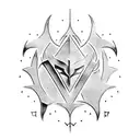 Skyrim logo tattoo design idea