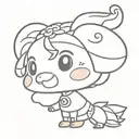 Chrissy from Animal Crossing tattoo design idea