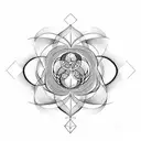 seed of life tattoo design idea