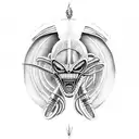 alien xenomorph tattoo design idea
