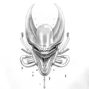 alien xenomorph tattoo design idea