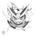 beyblade pokemon tattoo design idea