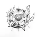 beyblade pokemon tattoo design idea
