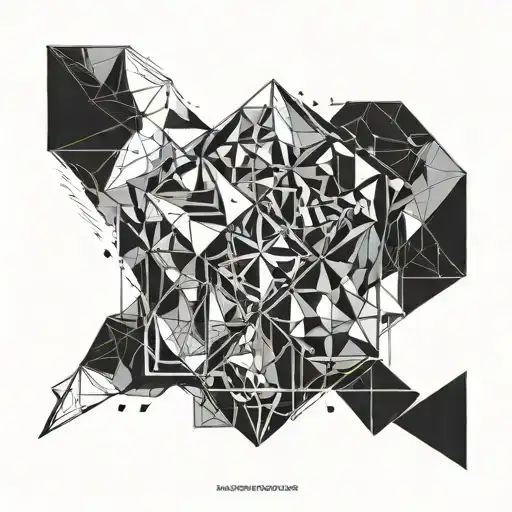 creative imperfection tattoo design idea
