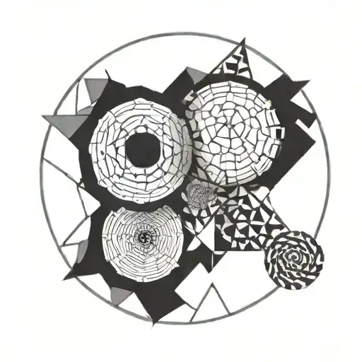 creative imperfection circle tattoo tattoo design idea