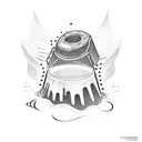 sound and drums tattoo design idea